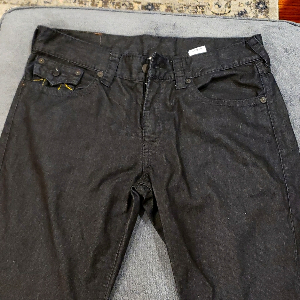 Slightly warn jeans